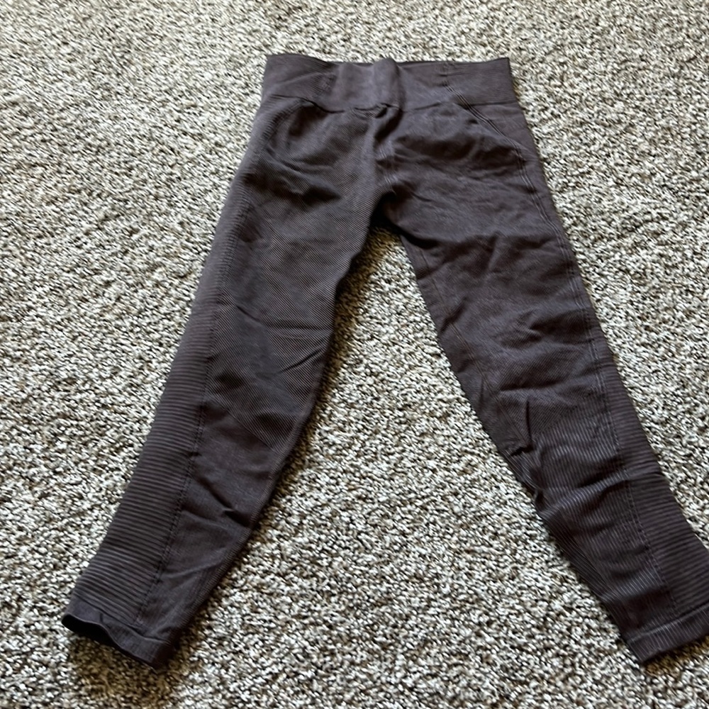 Aerie textured deep purple legging